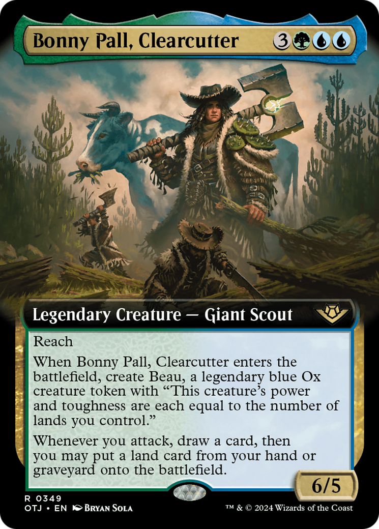 Bonny Pall, Clearcutter (OTJ-349) - [Hors-la-loi de Thunder Junction] : (illustration étendue) 