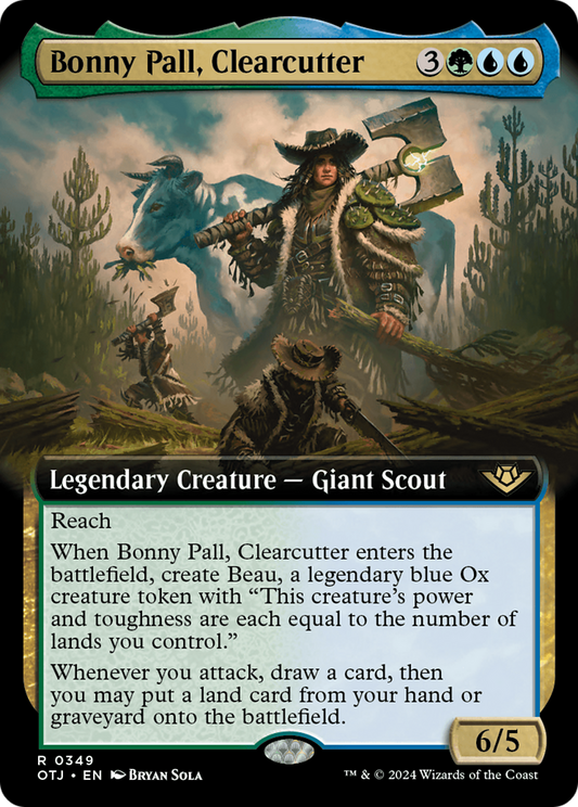 Bonny Pall, Clearcutter (OTJ-349) - [Outlaws of Thunder Junction]: (Extended Art)