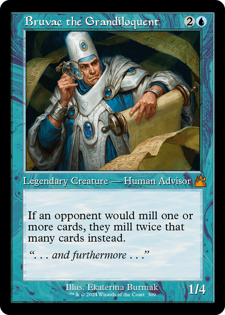 Bruvac the Grandiloquent (RVR-309) - [Ravnica Remastered] Foil