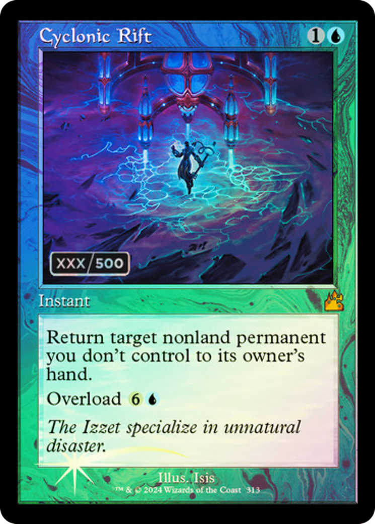 Cyclonic Rift (RVR-313Z) - [Ravnica Remastered] Foil