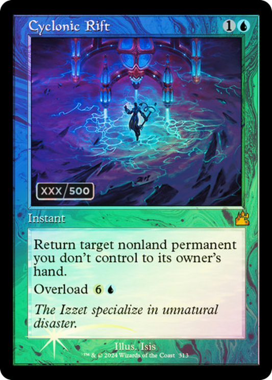 Cyclonic Rift (RVR-313Z) - [Ravnica Remastered] Foil