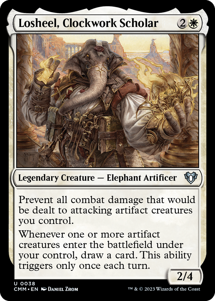 Losheel, Clockwork Scholar (CMM-038) - [Commander Masters]