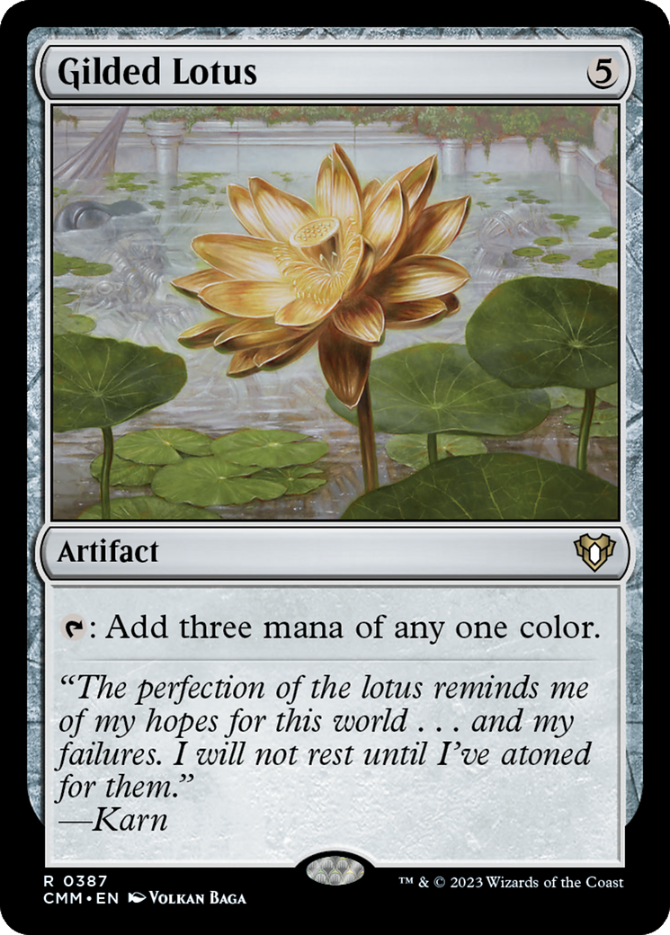 Gilded Lotus (CMM-387) - [Commander Masters]