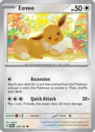 Eevee 135/167 - SV06 Twilight Masquerade - Emmett's ToyStop