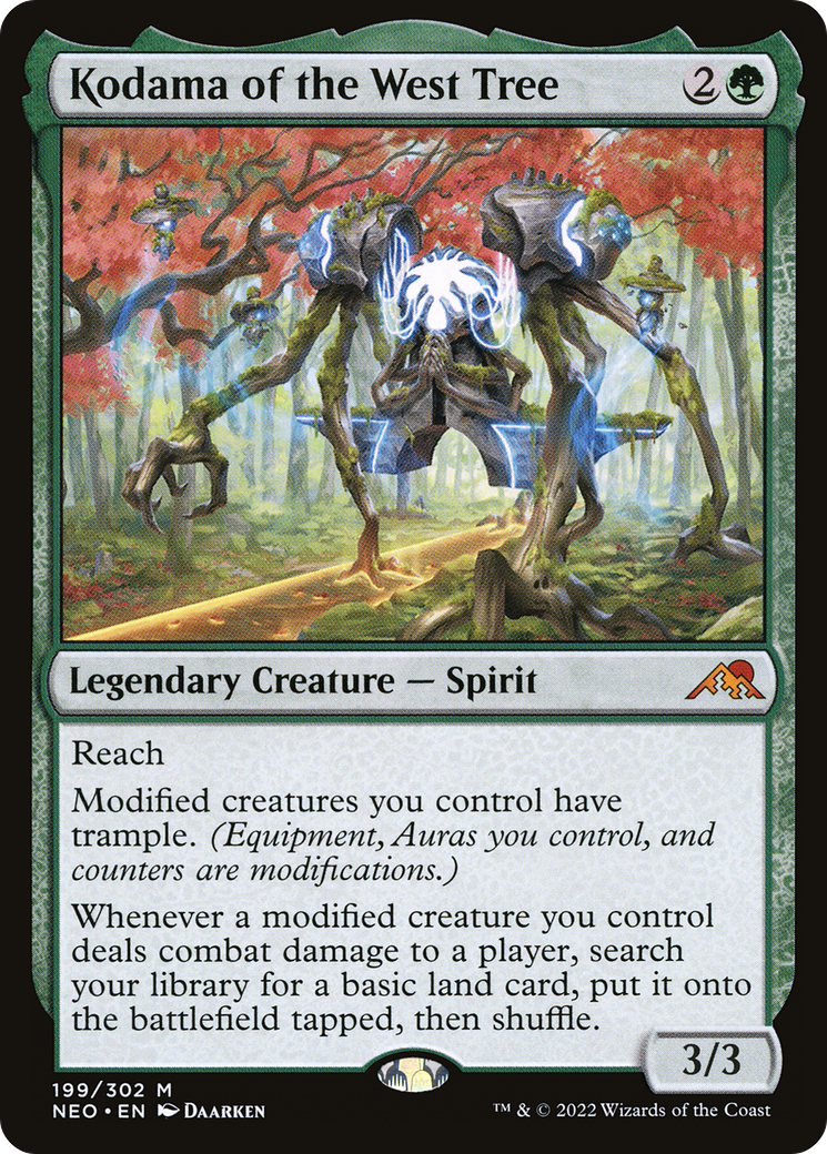 Kodama of the West Tree (NEO-199) - [Kamigawa: Neon Dynasty] Foil