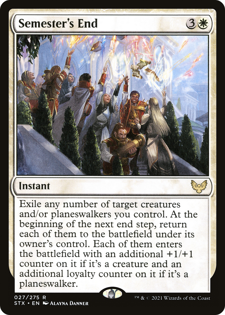 Semester's End (STX-027) - [Strixhaven: School of Mages] Foil