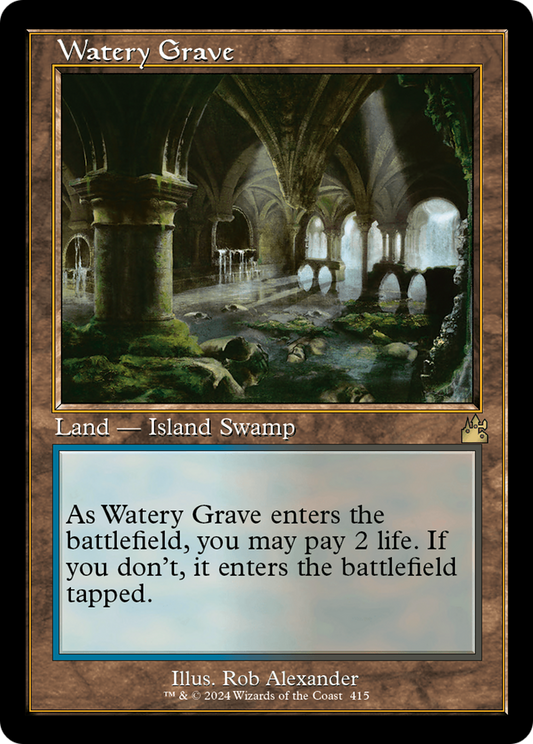 Watery Grave (RVR-415) - [Ravnica Remastered] Foil