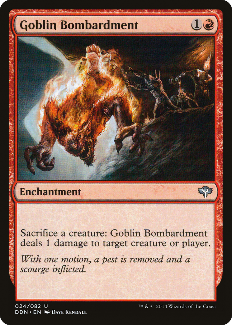 Goblin Bombardment (DDN-024) - [Duel Decks: Speed vs. Cunning]
