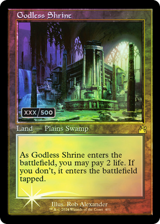 Godless Shrine (RVR-401Z) - [Ravnica Remastered] Foil