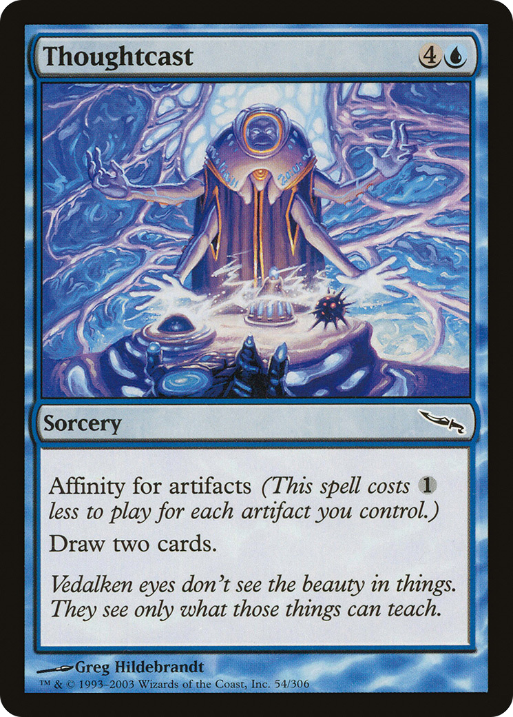 Thoughtcast (MRD-054) - [Mirrodin]