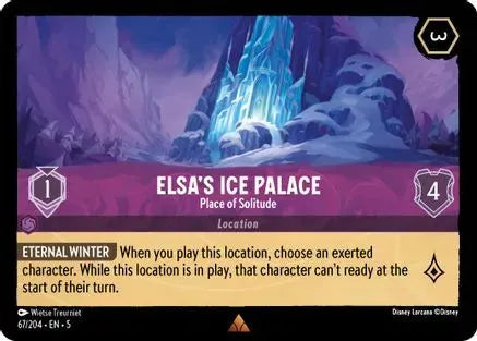 Elsa's Ice Palace - Place of Solitude (67/204) Cold Foil - Shimmering Skies - Emmett's ToyStop