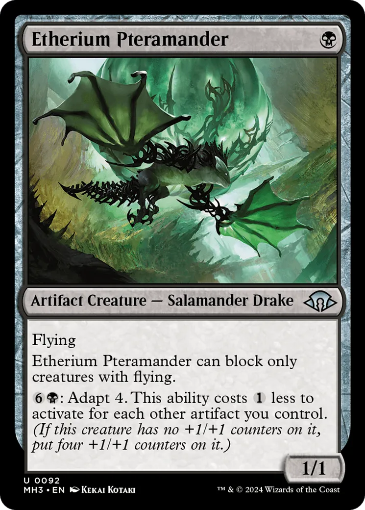 Etherium Pteramander (MH3-092) - [Modern Horizons 3] - Emmett's ToyStop