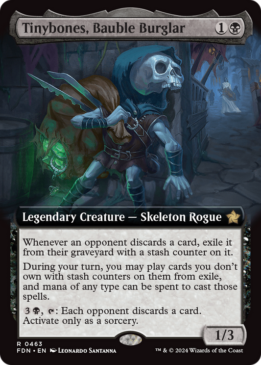 Tinybones, Bauble Burglar (FDN-463) - [Foundations]: (Extended Art) Foil