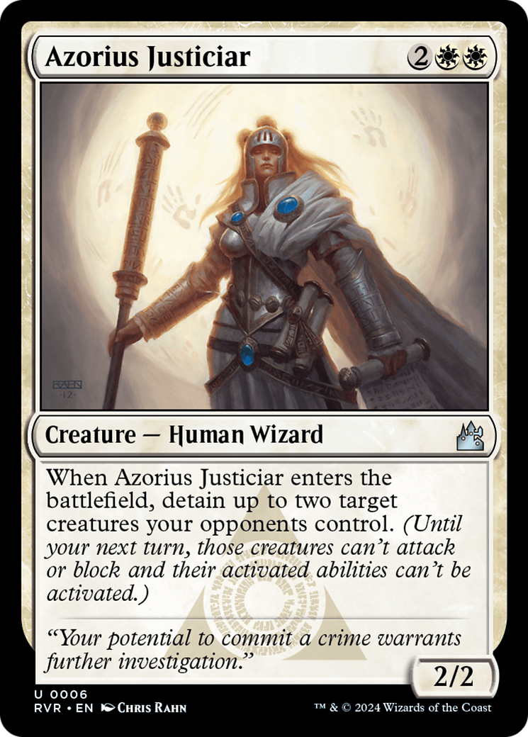 Azorius Justiciar (RVR-006) - [Ravnica Remastered] Foil