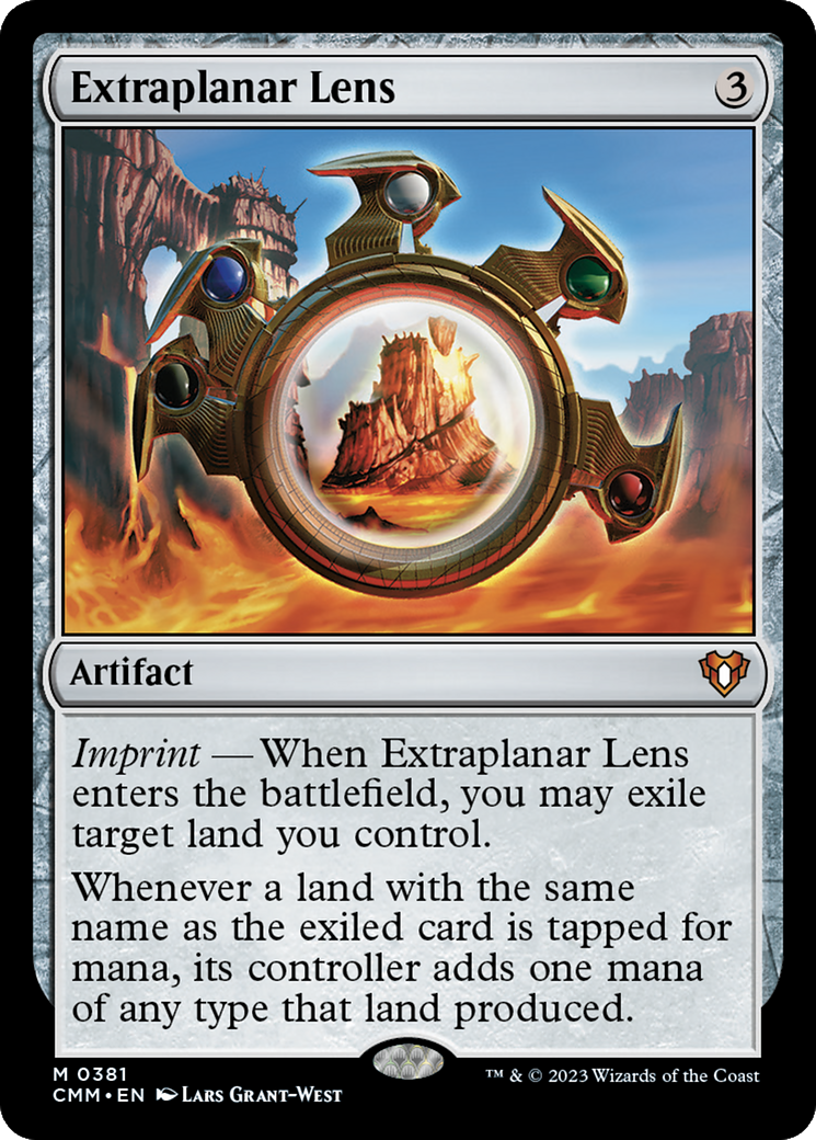 Extraplanar Lens (CMM-381) - [Commander Masters] Foil