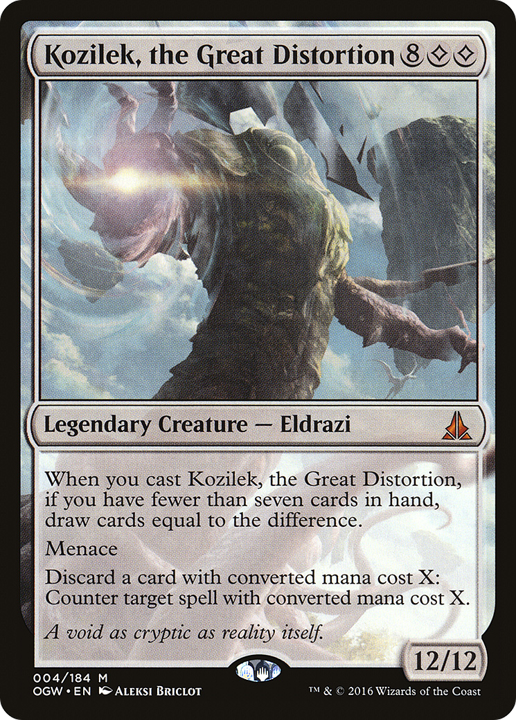 Kozilek, the Great Distortion (OGW-004) - [Oath of the Gatewatch]