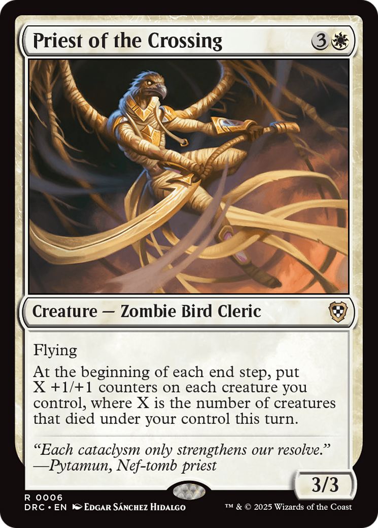Priest of the Crossing (DRC-006) - [Commander: Aetherdrift]