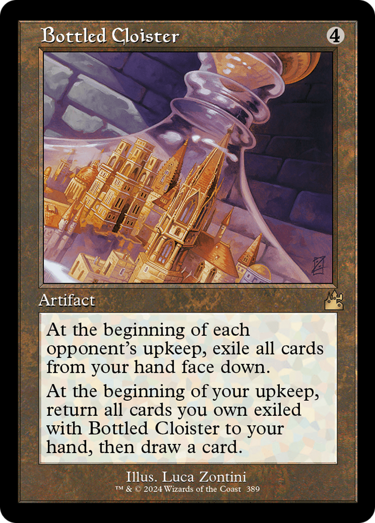 Bottled Cloister (RVR-389) - [Ravnica Remastered] Foil
