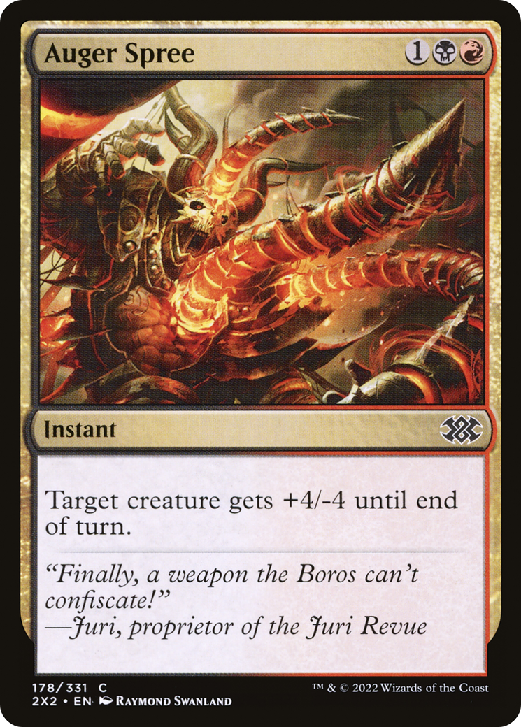 Auger Spree (2X2-178) - [Double Masters 2022] Foil