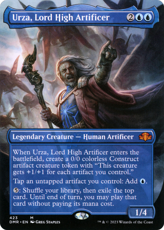 Urza, Lord High Artificer (DMR-423) - [Dominaria Remastered] (Borderless)