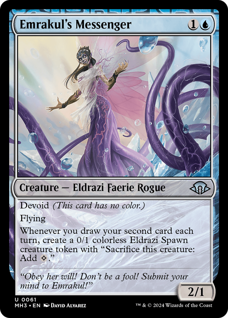 Messager d'Emrakul (MH3-061) - [Modern Horizons 3] Foil 