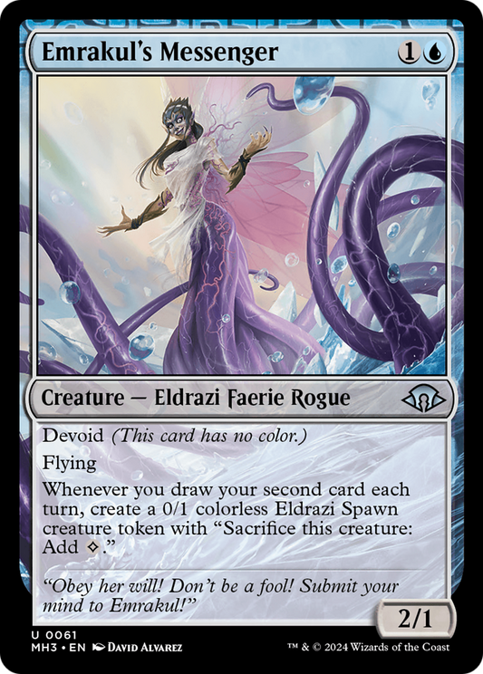 Messager d'Emrakul (MH3-061) - [Modern Horizons 3] Foil 
