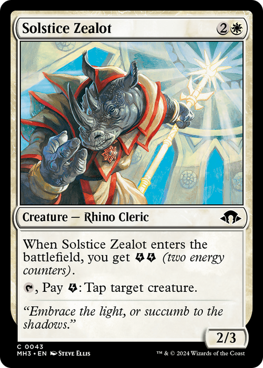 Solstice Zealot (MH3-043) - [Modern Horizons 3] Feuille 