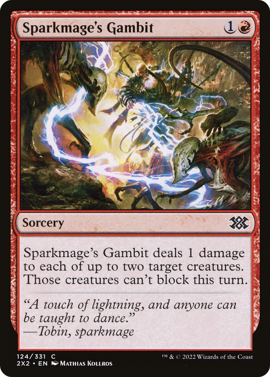 Sparkmage's Gambit (2X2-124) - [Double Masters 2022]
