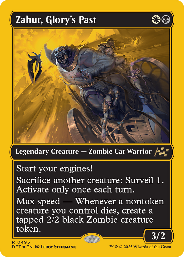 Zahur, Glory's Past (First-Place Foil) (DFT-229) - [Aetherdrift] Foil