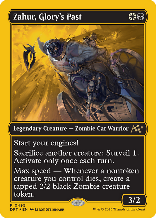 Zahur, Glory's Past (First-Place Foil) (DFT-229) - [Aetherdrift] Foil
