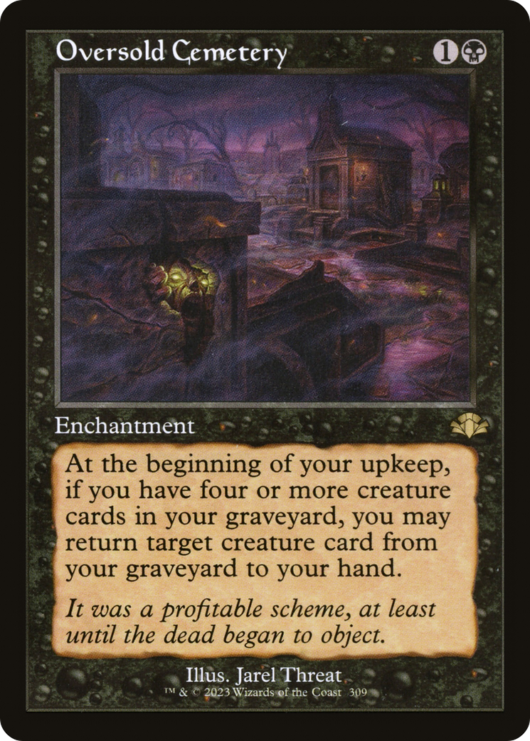Oversold Cemetery (DMR-309) - [Dominaria Remastered]