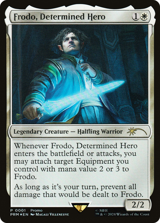 Frodo, Determined Hero (UMP-001) - [Tales of Middle-earth Deluxe Commander Kit] Foil