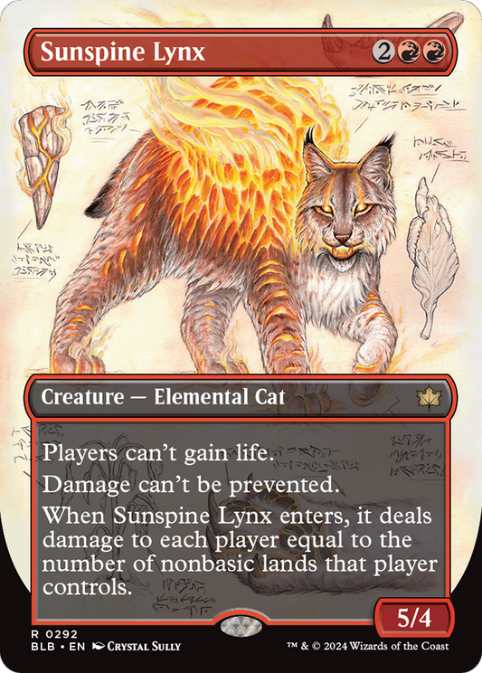Lynx Sunspine (BLB-292) - [Bloomburrow] : (Vitrine) (Sans bordure) 