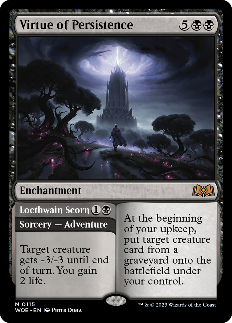 Virtue of Persistence (WOE-115) - [Wilds of Eldraine] Foil