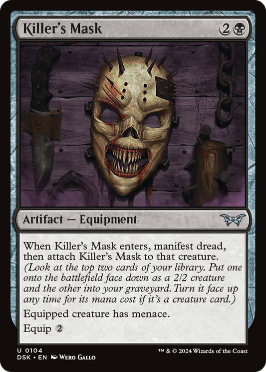 Killer's Mask (DSK-104) - [Duskmourn: House of Horror]