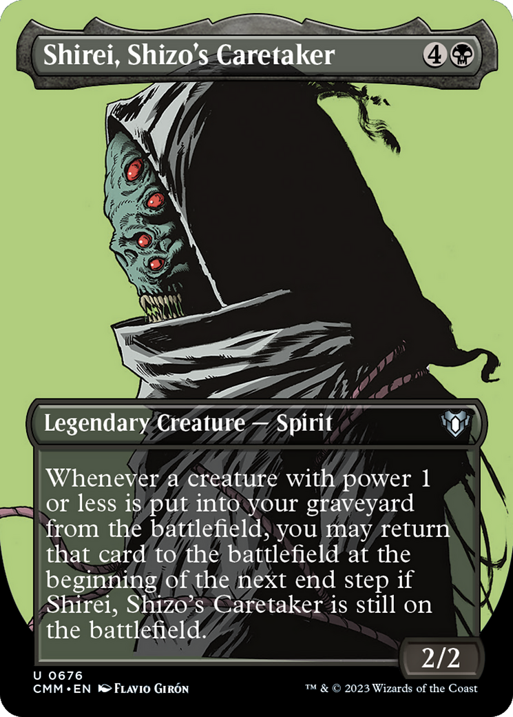 Shirei, gardien de Shizo (profil sans bordure) [Commander Masters] 
