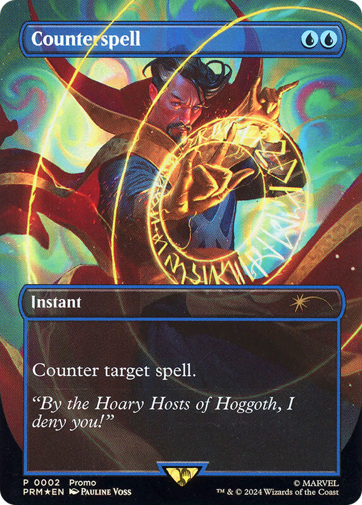 Counterspell (SLD-002) - [URL/Convention Promos] (Borderless) Foil