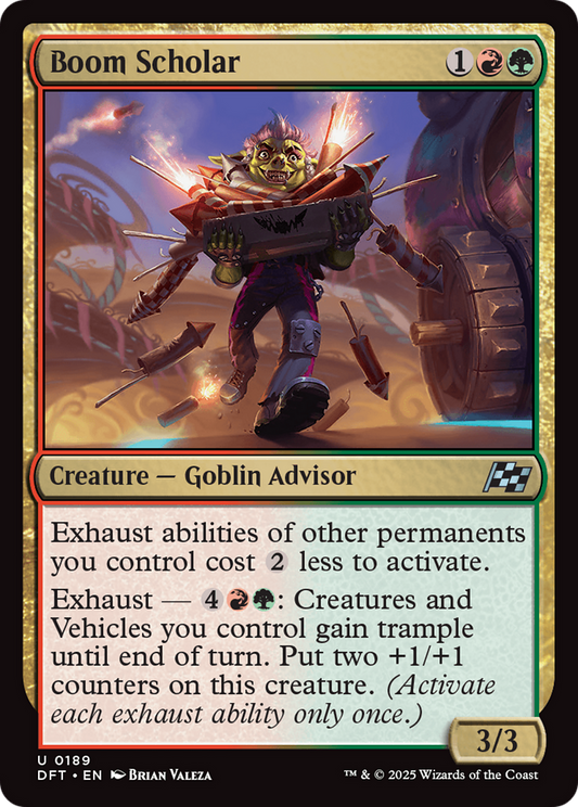 Boom Scholar (DFT-189) - [Aetherdrift] Foil