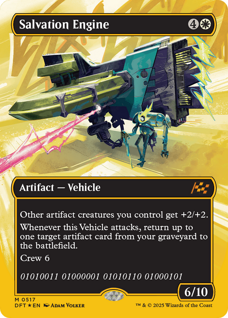 Salvation Engine (DFT-517) - [Aetherdrift] (Borderless) Foil