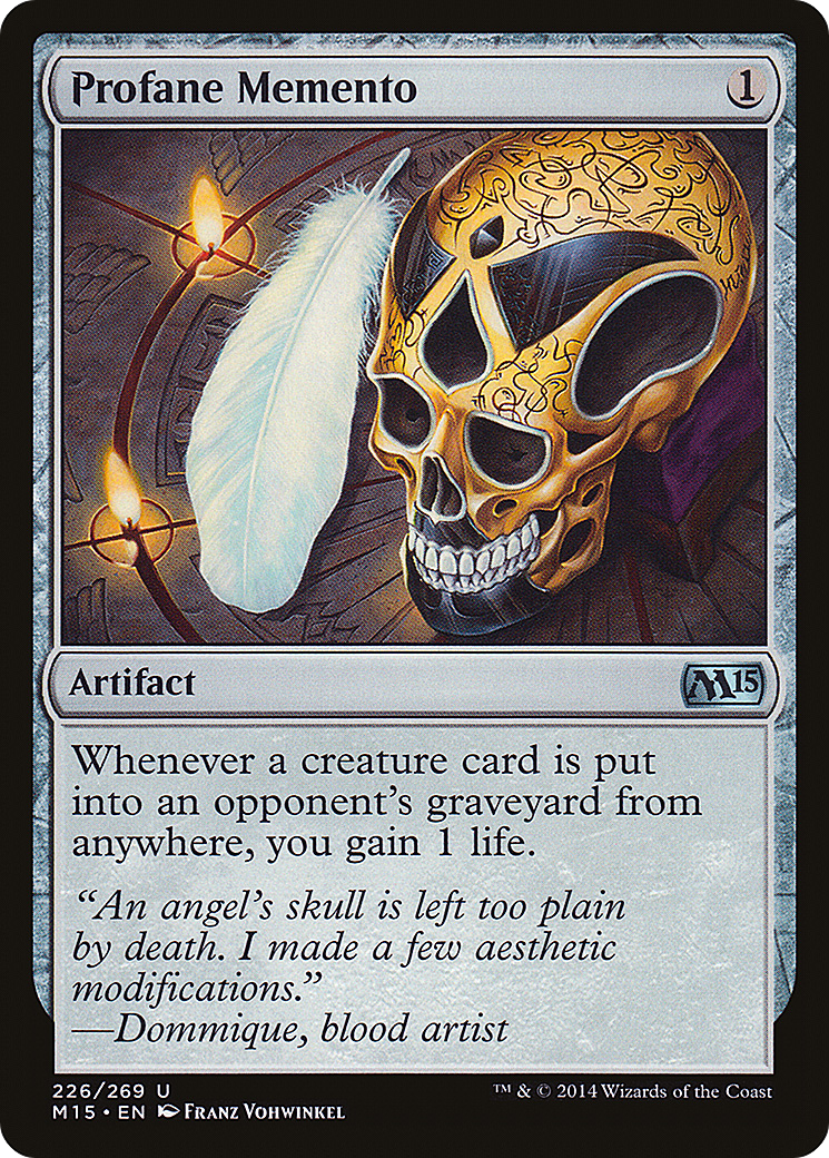Profane Memento (M15-226) - [Magic 2015] Foil
