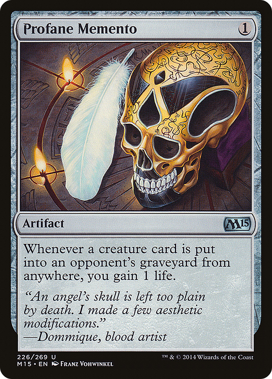 Profane Memento (M15-226) - [Magic 2015] Foil