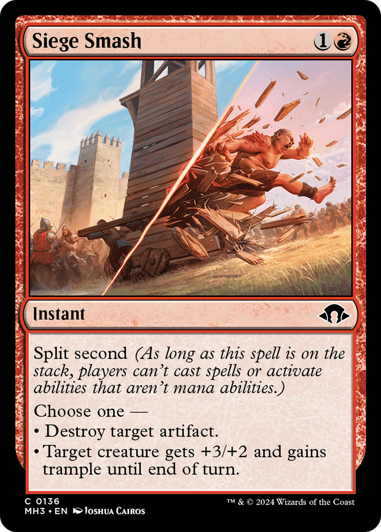 Siege Smash (MH3-136) - [Modern Horizons 3] Feuille 