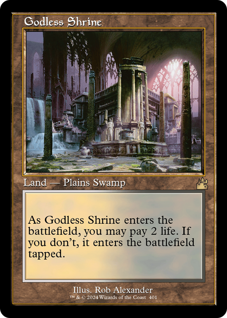 Godless Shrine (RVR-401) - [Ravnica Remastered] Foil