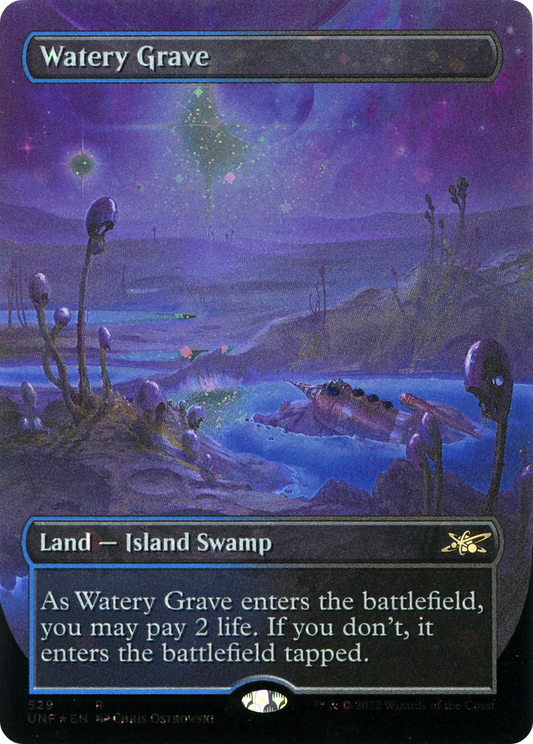 Watery Grave (UNF-529) - [Unfinity] (Borderless) Foil