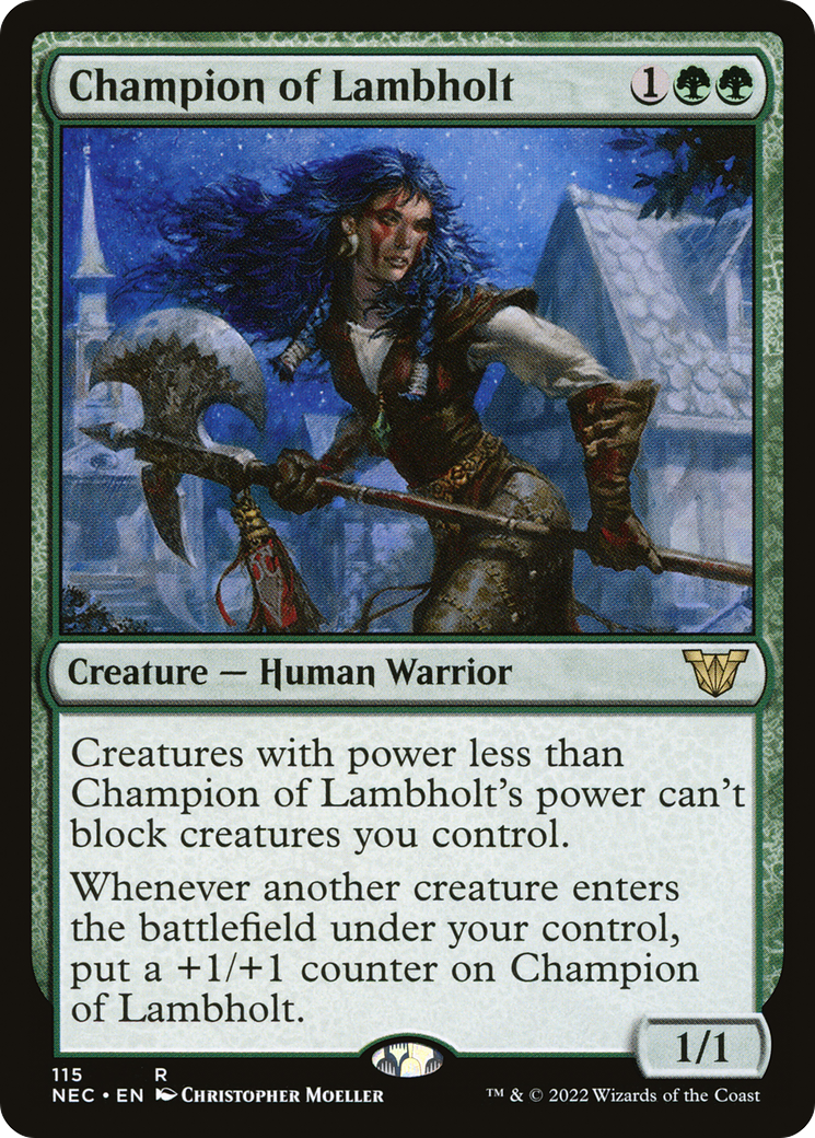 Champion of Lambholt (NEC-115) - [Neon Dynasty Commander]
