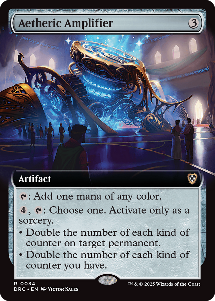 Aetheric Amplifier (DRC-034) - [Commander: Aetherdrift]: (Extended Art)
