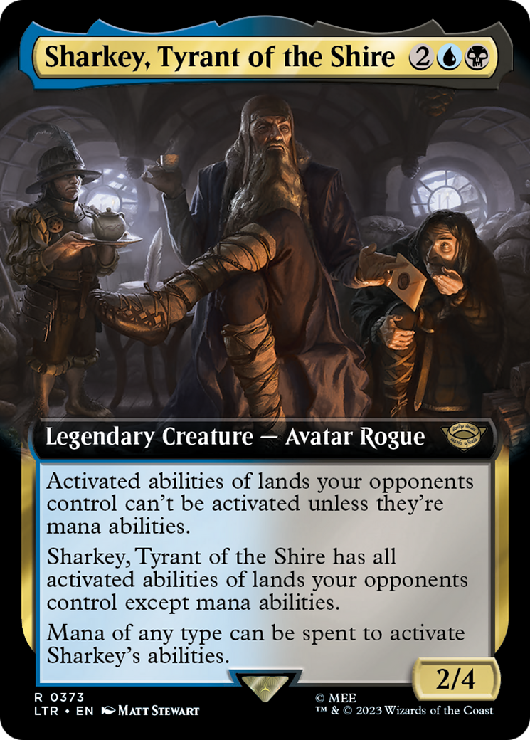 Sharkey, Tyrant of the Shire (LTR-373) - [The Lord of the Rings: Tales of Middle-earth]: (Extended Art)
