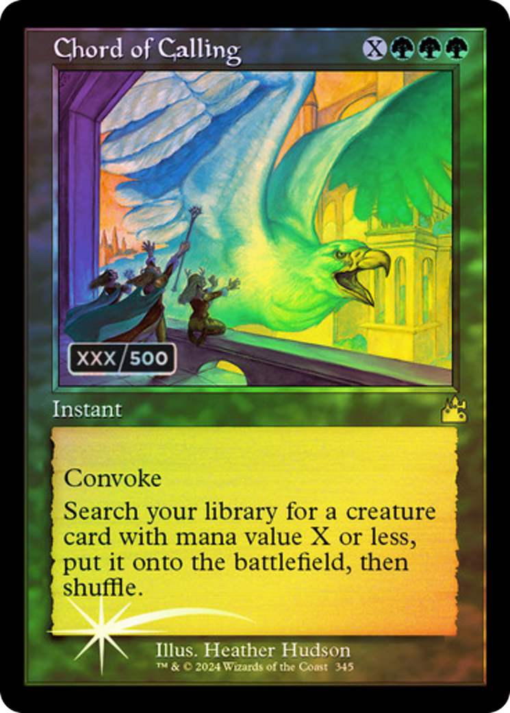 Chord of Calling (RVR-345Z) - [Ravnica Remastered] Foil