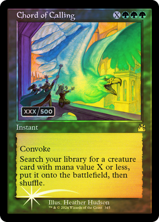 Chord of Calling (RVR-345Z) - [Ravnica Remastered] Foil