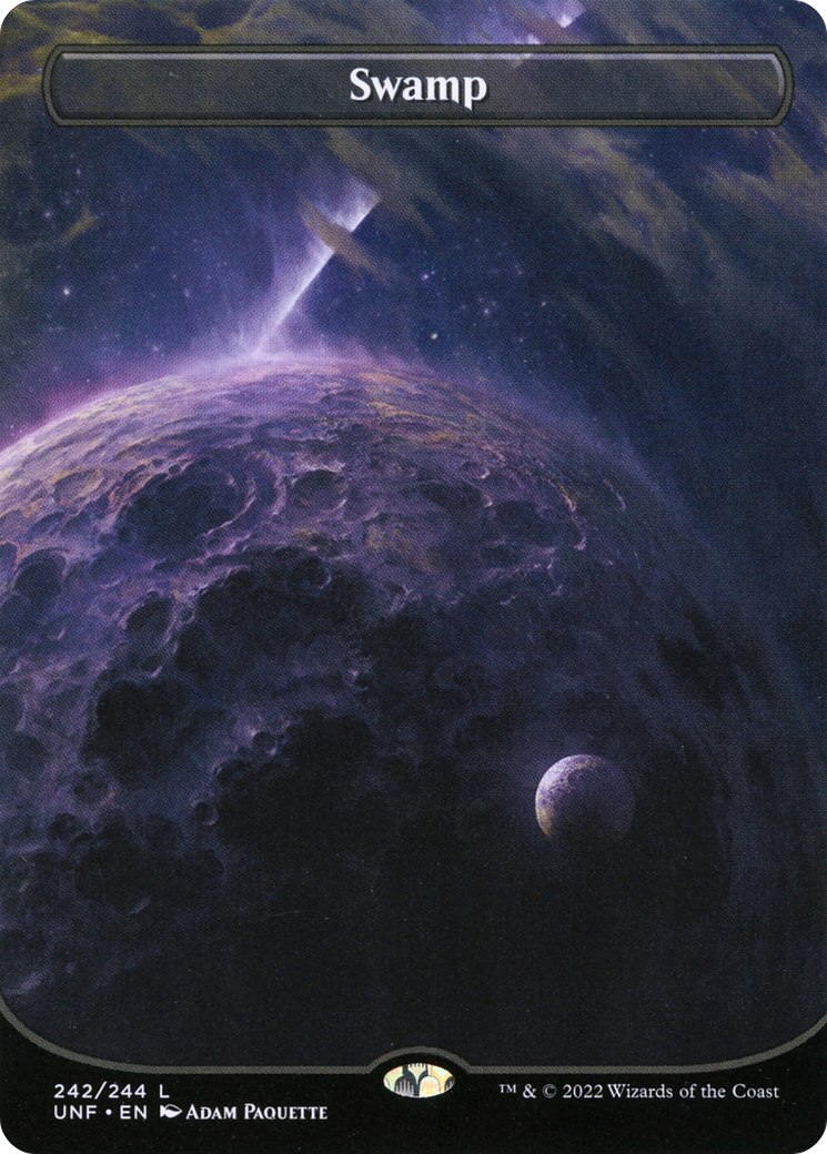Swamp (UNF-242) - [Unfinity] (Borderless) Foil